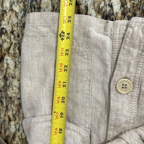 Sundance Beige Linen Lightweight Safari Jacket With Pockets Size S - Picture 9 of 9